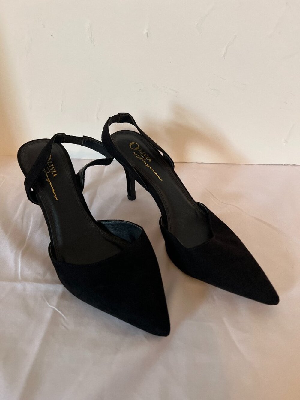 Olivia Black Kitten Heels